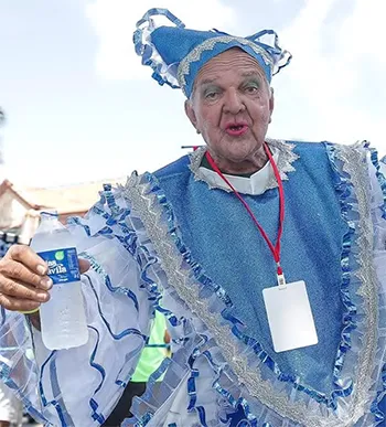 Everaldo, 54 anos de desfile: na pele de Dona Chuchu (RAFAEL VIEIRA/DP FOTO)