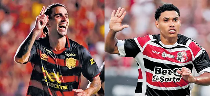 Portugus Srgio Oliveira  uma das novidades do Leo; enquanto Thiaguinho  um dos destaques dos corais este ano (PAULO PAIVA/SPORT e RAFAEL VEIRA/FPF)