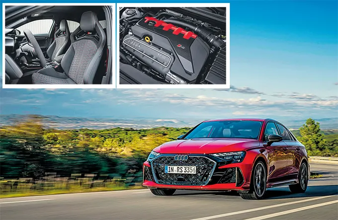 Acabamento interno esportivo e motor 2.5 TFSI Turbo fazem o motorista se sentir piloto (FOTOS: AUDI/DIVULGAO)