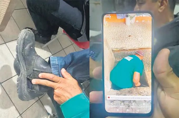 Fiscalizao em obra da empresa encontrou trabalhadores em situao precria (REPRODUO/MTE)