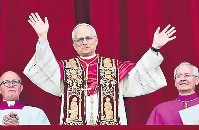 No primeiro discurso, papa pediu dilogo e unio (ALBERTO PIZZOLI/AFP)