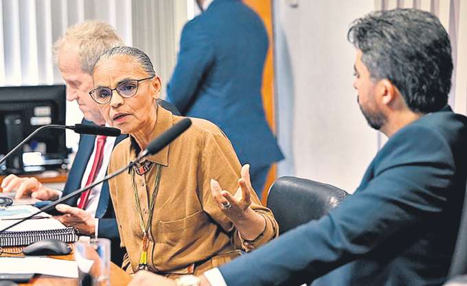 Marina disse no aceitar a ofensa. "Meu lugar  onde todas as mulheres devem estar" (GERALDO MAGELA/AGNCIA SENADO)