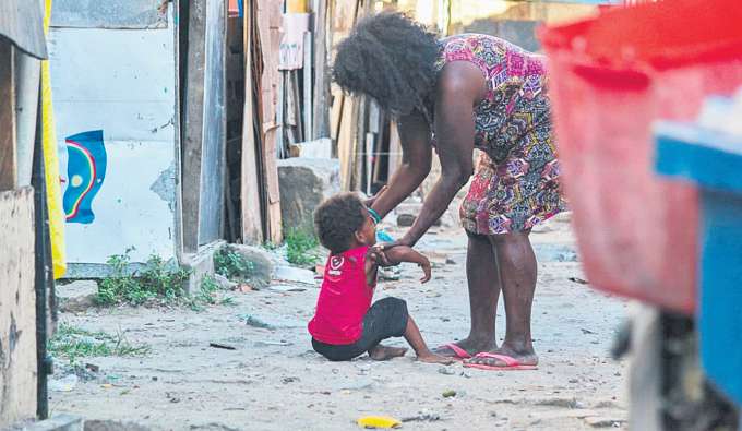 A extrema pobreza  identificada quando a renda familiar per capita  de at R$ 209 (SANDY JAMES/DP FOTO)