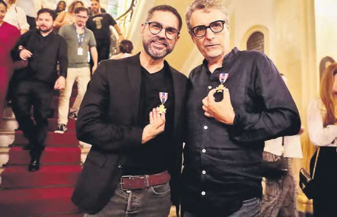 Honraria coroa um ano de grandes conquistas para os dois cineastas pernambucanos (CRYSLI VIANA/DP FOTO)