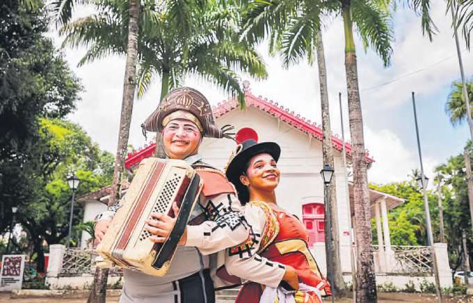 No Stio da Trindade, a programao junina ser diria e vai at o dia 29 deste ms (EDSON HOLANDA/ PCR)