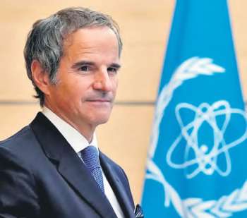 Grossi defendeu dilogo, diplomacia, paz e cooperao (EUGENE HOSHIKO/POOL VIA REUTERS)