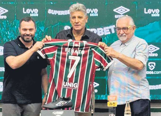 Renato Gacho prometeu jogar de forma ofensiva (FLUMINENSE/DIVULGAO)