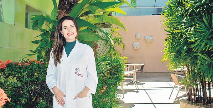 Emanuelle Cardinali lembra que o diagnstico precoce  importante e salva vidas (NIVALDO FRAN/DP FOTO)