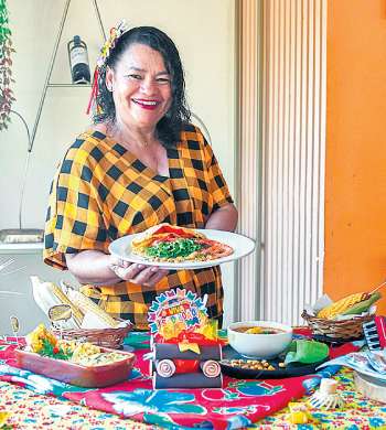 A chef Lcia Soares ensina dicas preciosas para as festas (MARINA TORRES/DP FOTO)