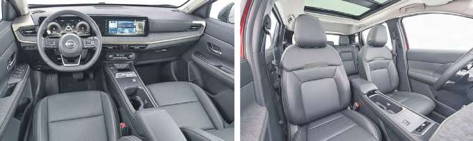 Transmisso automtica de dupla embreagem, painel
e tela multimdia integrados e amplo espao interno so destaques do modelos (NISSAN/DIVULGAO)