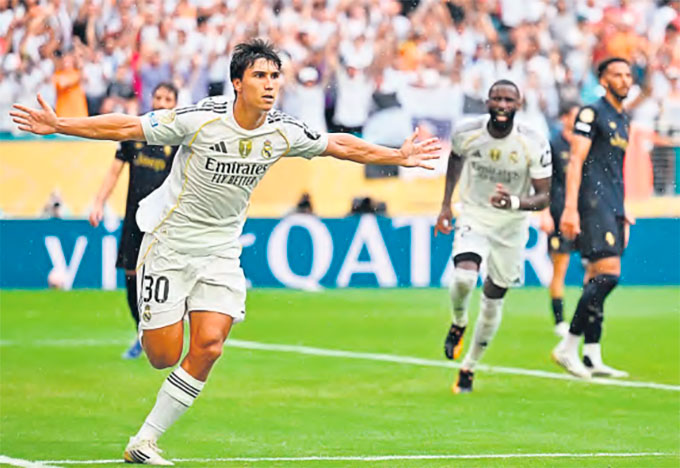 Gol da vitria do time espanhol foi de Gonzalo Garcia (PATRICIA DE MELO MOREIRA/AFP)