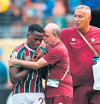 Brasileiro a ir mais longe, Flu fez uma bela campanha (FRANCK FIFE/AFP)