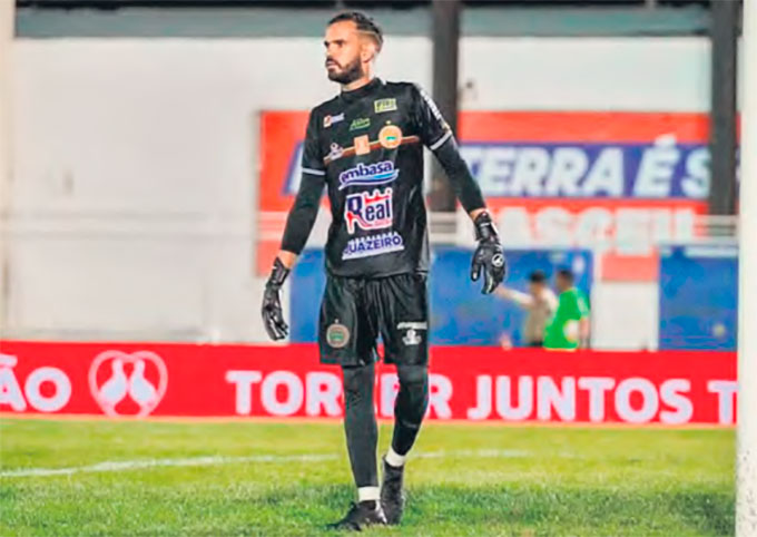 Goleiro pernambucano Igor Leonardo se aposentou (DIVULGAO/JUAZEIRENSE)
