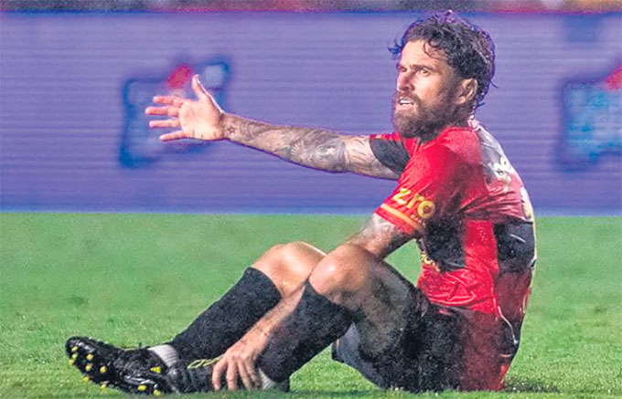 Leo tem o pior ataque da Srie A, com apenas cinco gols marcados em 12 jogos. Time tem trs empates e nove derrotas (RAFAEL VIEIRA/DP FOTO)
