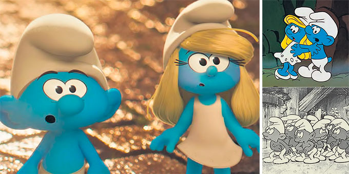 Ao longo de dcadas, os Smurfs puderam ser assistidos tanto na TV quanto no cinema (PARAMOUNT/DIVULGAO | ARQUIVO | ARQUIVO)