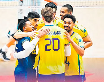 Brasil vem de boa vitria contra a Argentina: 3 sets a 1 (REPRODUO/VLEI BRASIL)
