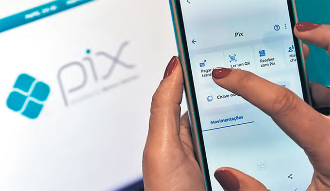 Adoo do Pix, segundo texto dos EUA,  uma "prtica injusta" com a relao comercial (BRUNO PERES/AGNCIA BRASIL)