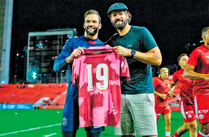 Muriel, irmo do goleiro da Seleo Brasileira Alisson, no leva gol h quatro jogos (RAFAEL VIEIRA/DP FOTO)