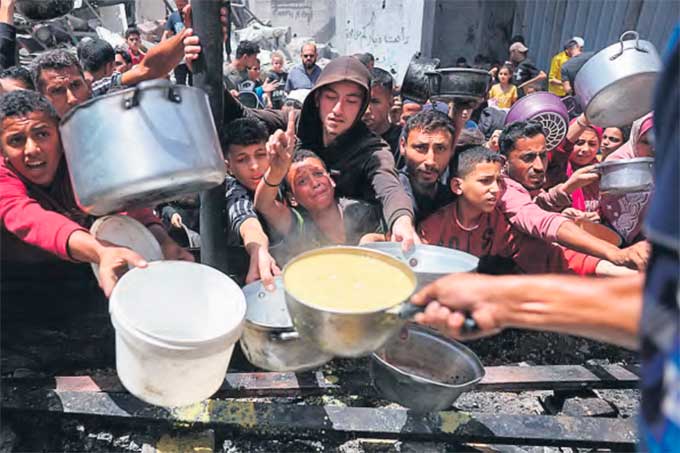 Brasil: Israel est usando a fome como arma de guerra (BASHAR TALEB/AFP)