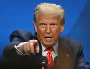 Presidente Donald Trump declarou "guerra comercial" a vrios pases (NICOLAS TUCAT/AFP)
