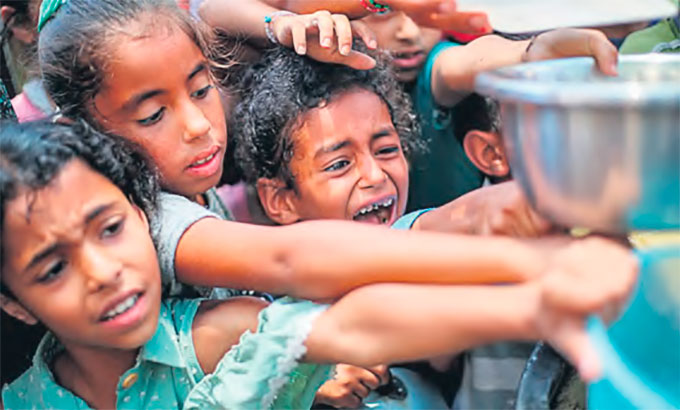 Desnutrio em Gaza est chegando a nveis alarmantes (EYAD BABA/AFP)