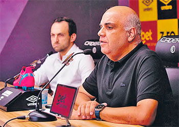 "No bom e no ruim, temos que encarar as adversidades" (PAULO PAIVA/SPORT RECIFE)