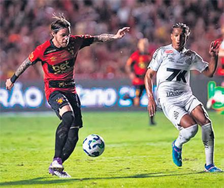 Barletta perdeu chances claras contra Santos e Bahia (RAFAEL VIEIRA/DPFOTO)