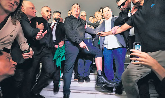 Ex-mandatrio teria escolhido o momento ideal para "antecipar" a deciso de Moraes (WILTON JUNIOR/ESTADO CONTEDO)