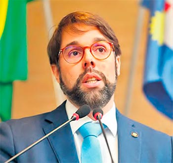 Vereador Paulo Muniz  o novo presidente no Recife (CARLOS LIMA/CMARA MUNICIPAL)