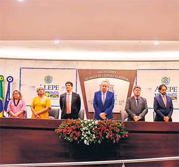 Joo Campos representou o partido e relembrou o pai (CRYSLI VIANA/DP FOTO)