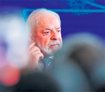 Conversa com o presidente Lula durou cerca de duas horas (VINCIUS SCHMIDT/METRPOLES)